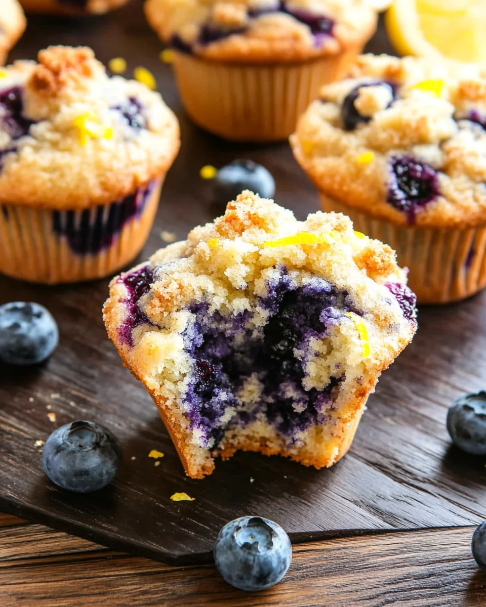 Beste Blaubeer-Streusel-Muffins ever - Jumbo Blueberry-Muffins