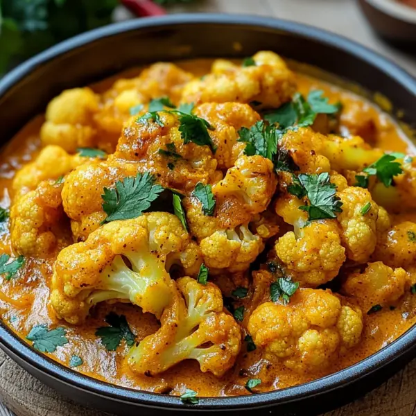 Blumenkohl Curry aus dem Backofen