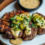 Blumenkohlsteak mit Pfefferrahmsauce