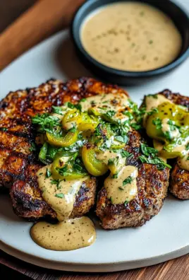 Blumenkohlsteak mit Pfefferrahmsauce 24 Blumenkohlsteak mit Pfefferrahmsauce