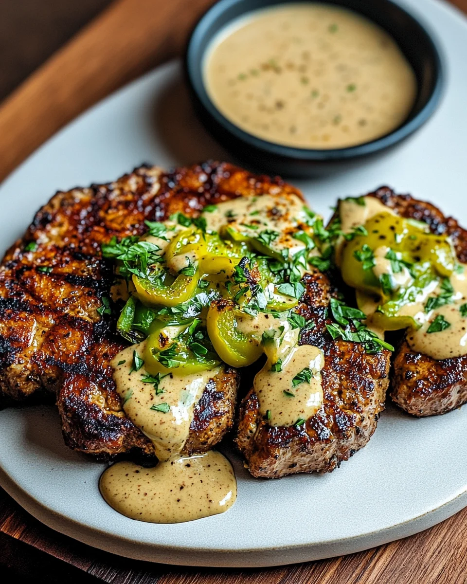 Blumenkohlsteak mit Pfefferrahmsauce 20 Blumenkohlsteak mit Pfefferrahmsauce