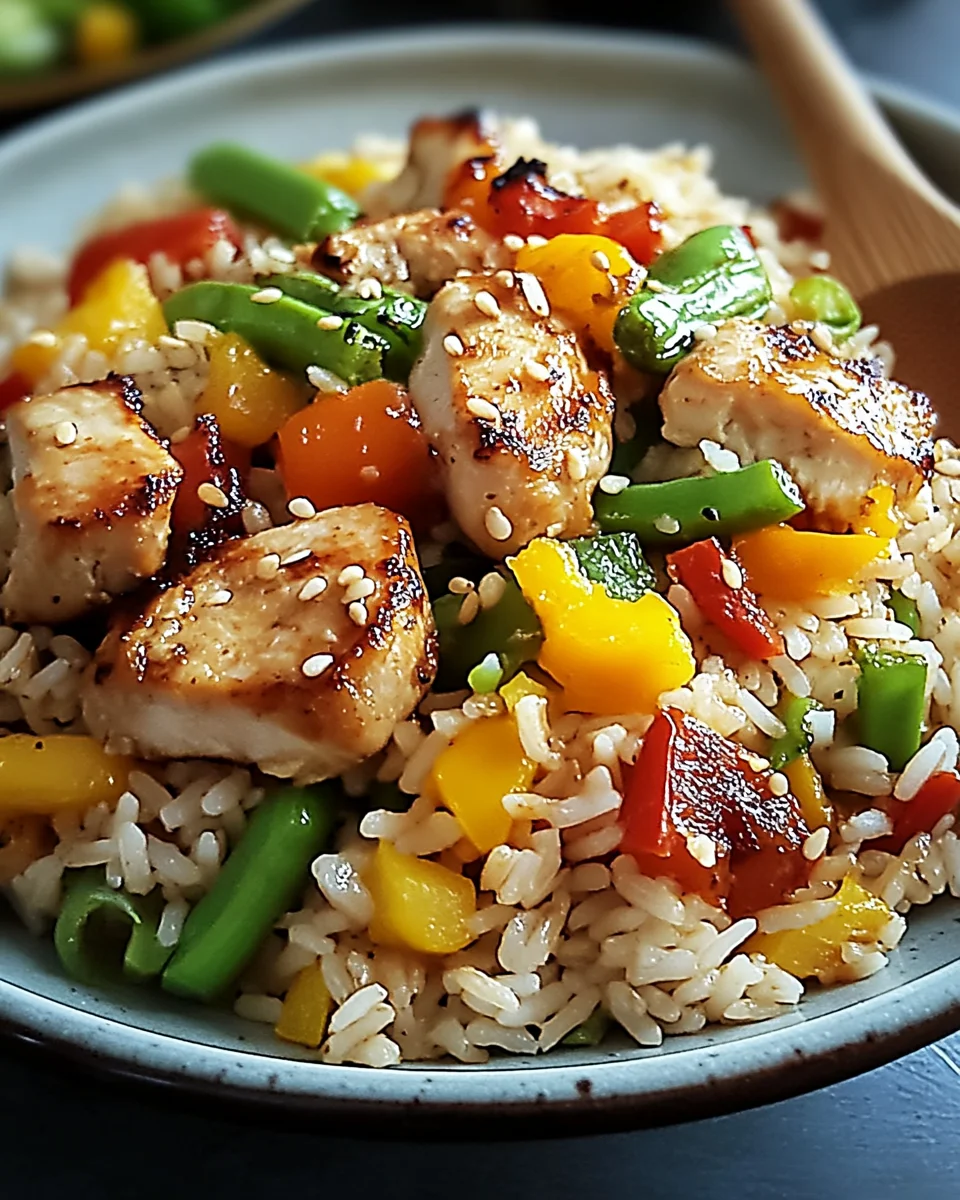 Bratreis mit H&auml;hnchen