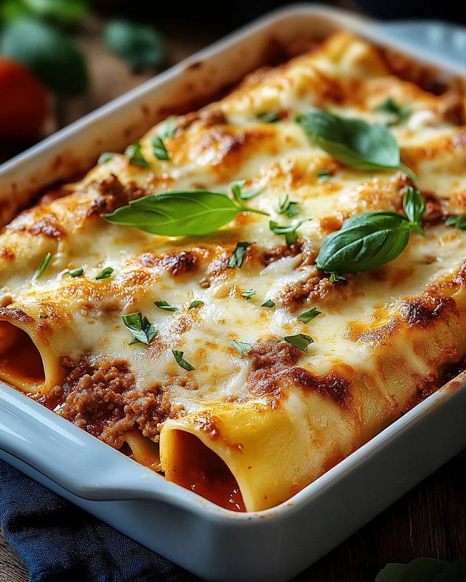 Cannelloni mit Hackfleisch