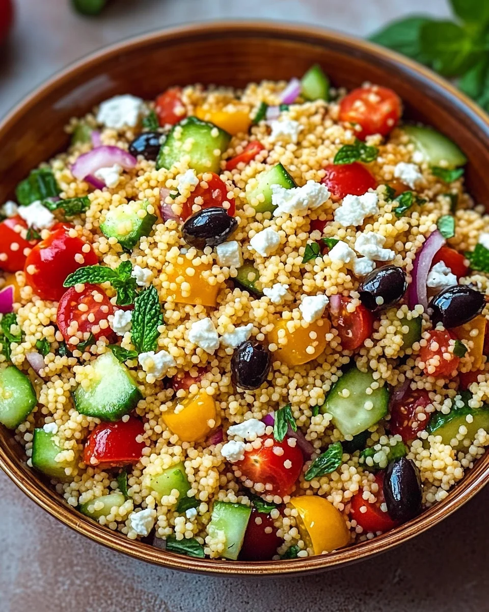 Couscous-Salat mit Feta 23 Couscous-Salat