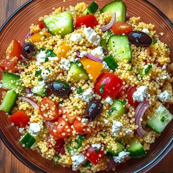 Couscous-Salat mit Feta