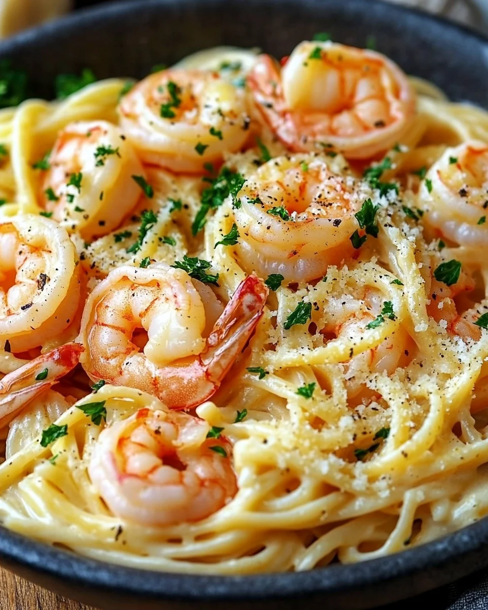 Creamy Shrimp Pasta 18 Creamy
