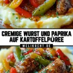 Cremige Wurst und Paprika auf Kartoffelpüree 18 Pinterest Hidden Image