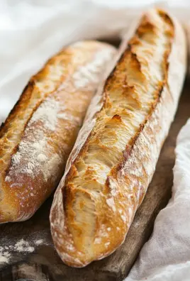Einfaches Rezept für knuspriges Baguette