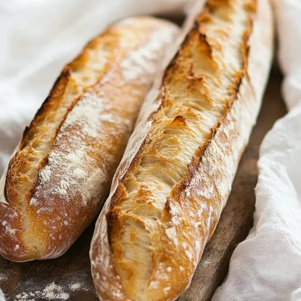 Einfaches Rezept für knuspriges Baguette