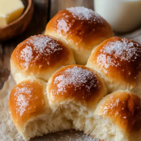 Fluffige Milchbrötchen