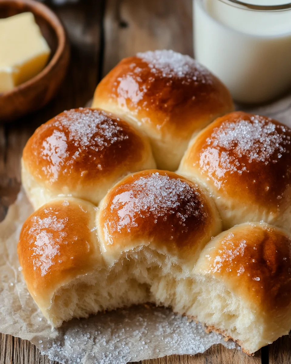 Fluffige Milchbrötchen