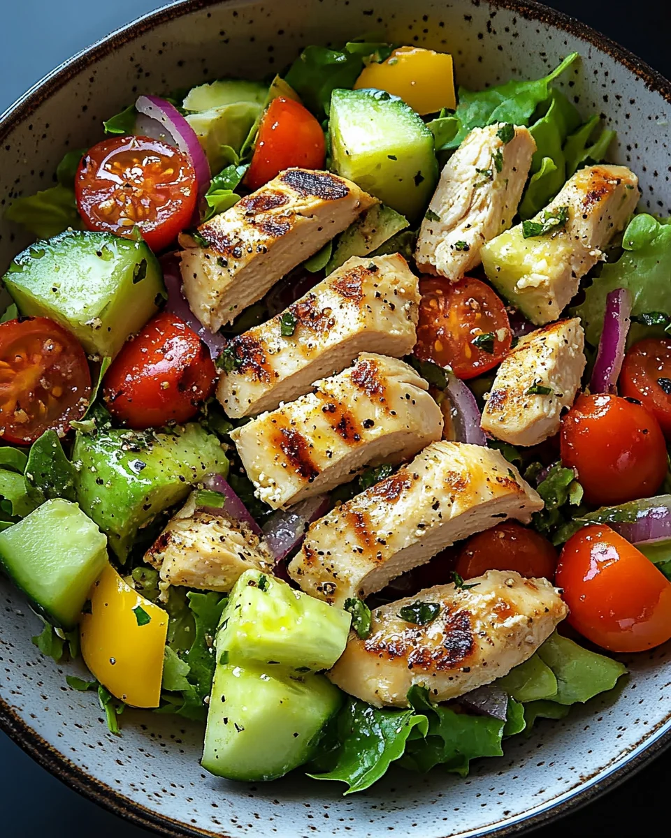 Gesunder Avocado Hähnchen Salat 18 Gesunder
