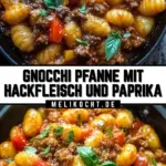 Gnocchi Pfanne mit Hackfleisch und Paprika 26 Pinterest Hidden Image