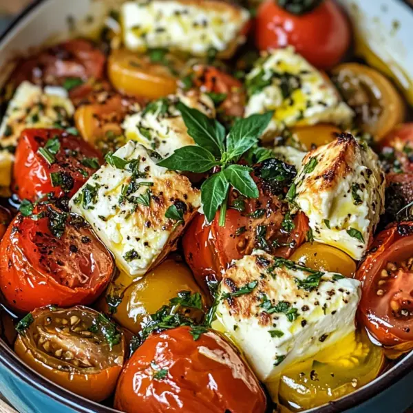 Griechischer Feta Auflauf mit Tomaten