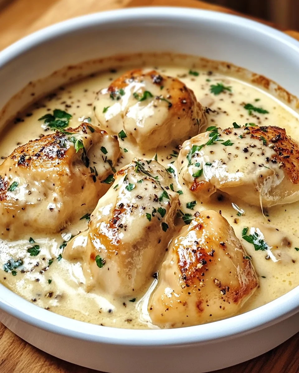 Hähnchen in Frischkäsesauce 23 Hähnchen