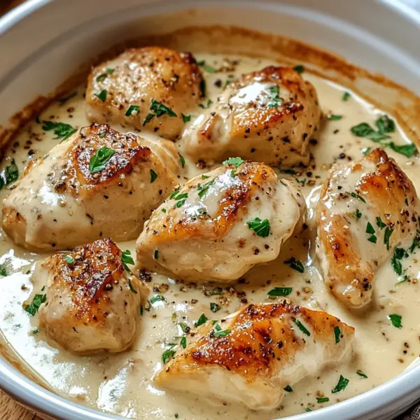 Hähnchen in Frischkäsesauce
