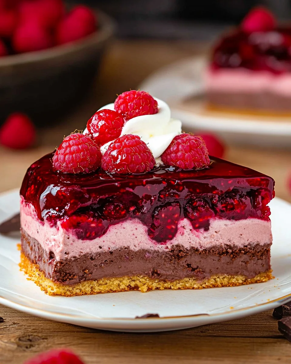Himbeerkuchen mit Schokopudding 29 Himbeerkuchen