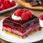 Himbeerkuchen mit Schokopudding