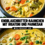Knoblauchbutter-Hähnchen mit Rigatoni und Parmesan 18 Pinterest Hidden Image