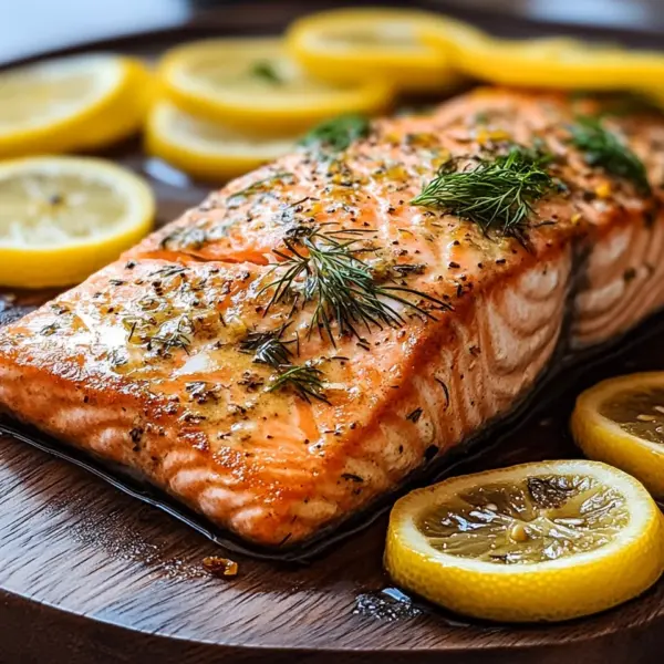 Köstliches und super saftiges Lachsfilet aus dem Ofen