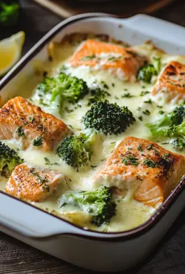 Lachs-Brokkoli-Gratin