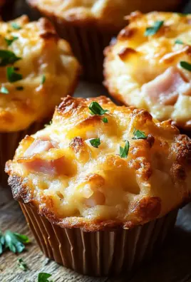 Muffins mit Putenschinken und Käse