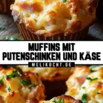 Muffins mit Putenschinken und Käse 22 Pinterest Hidden Image
