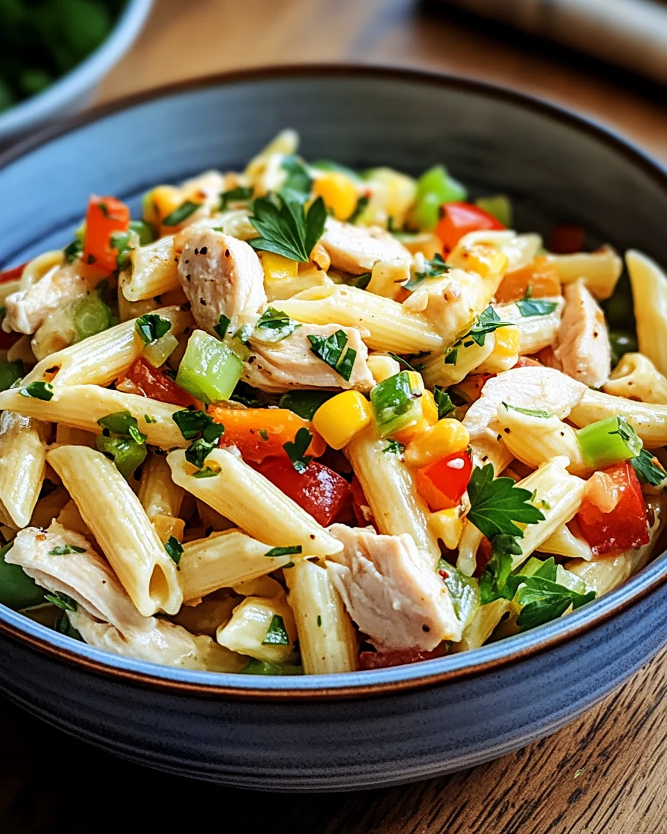 Nudel-H&auml;hnchensalat