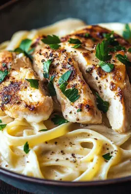 Pasta Alfredo mit gebratenem Hähnchen 29 Pasta Alfredo mit gebratenem Hähnchen