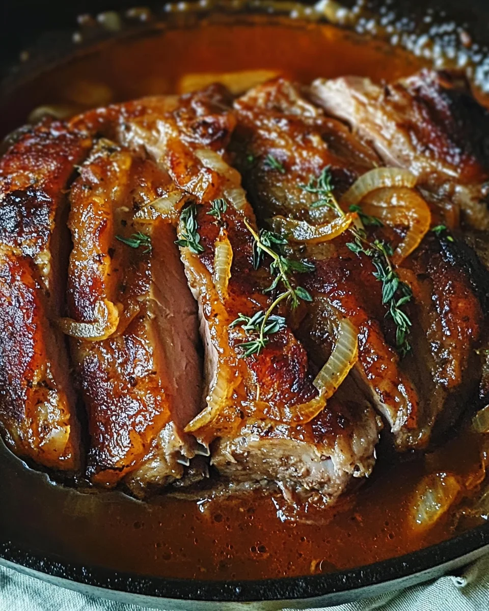 Räuberbraten Rezept, schmort im Ofen einfach vor sich hin! 20 Räuberbraten