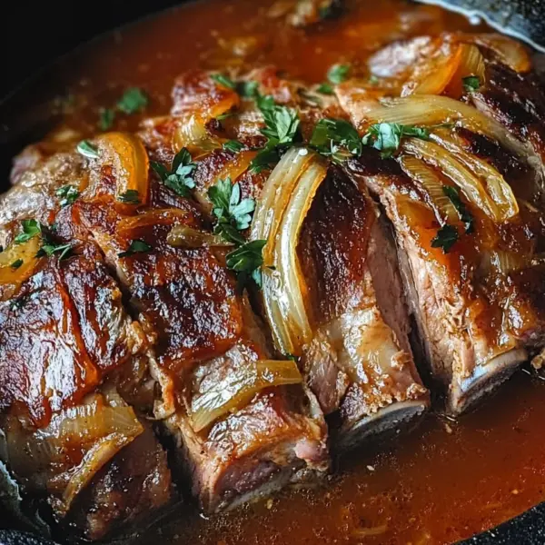 Räuberbraten Rezept, schmort im Ofen einfach vor sich hin!