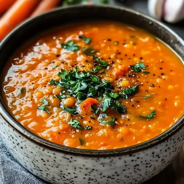 Rezept für Rote Linsensuppe