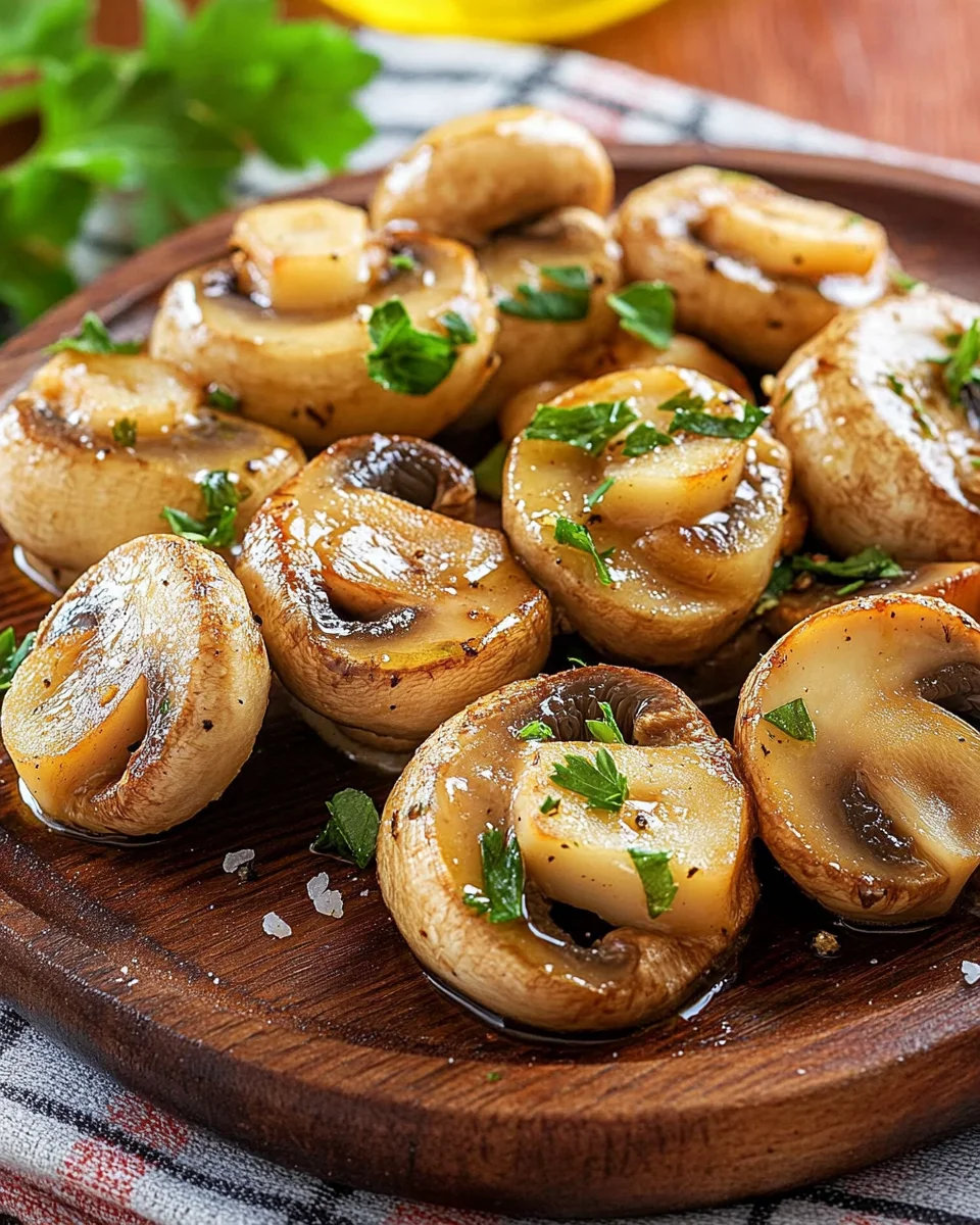 Saftige Knoblauch-Champignons Rezept 18 Saftige