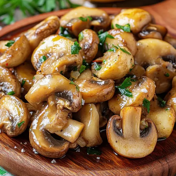 Saftige Knoblauch-Champignons Rezept