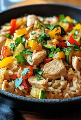 Schnelle Reispfanne mit Hühnchen