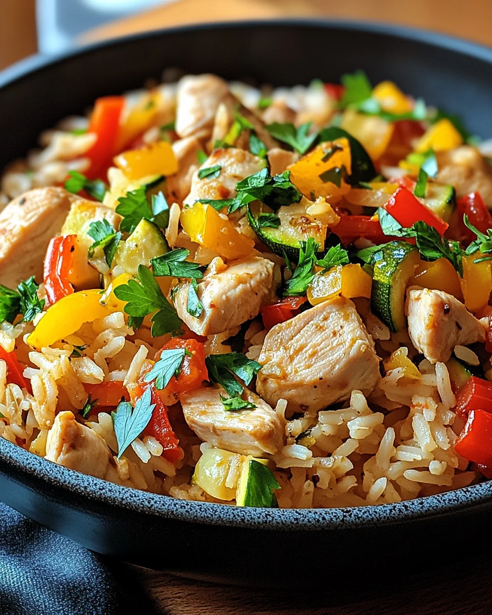 Schnelle Reispfanne mit Hühnchen 21 Schnelle Reispfanne mit Hühnchen