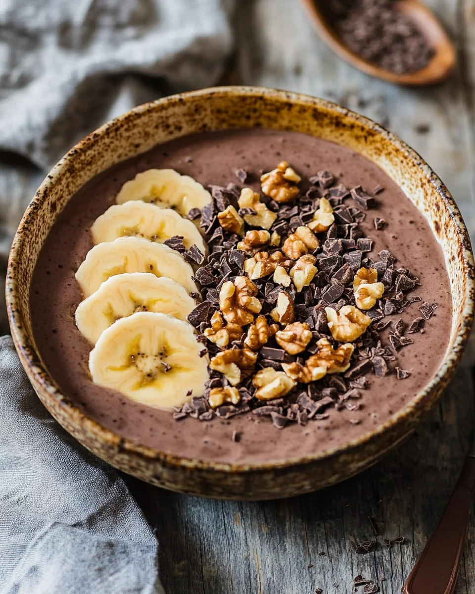 Schoko-Smoothie-Bowl