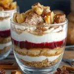 Spekulatius Tiramisu mit Gew&uuml;rzkirschen - Dessert im Glas