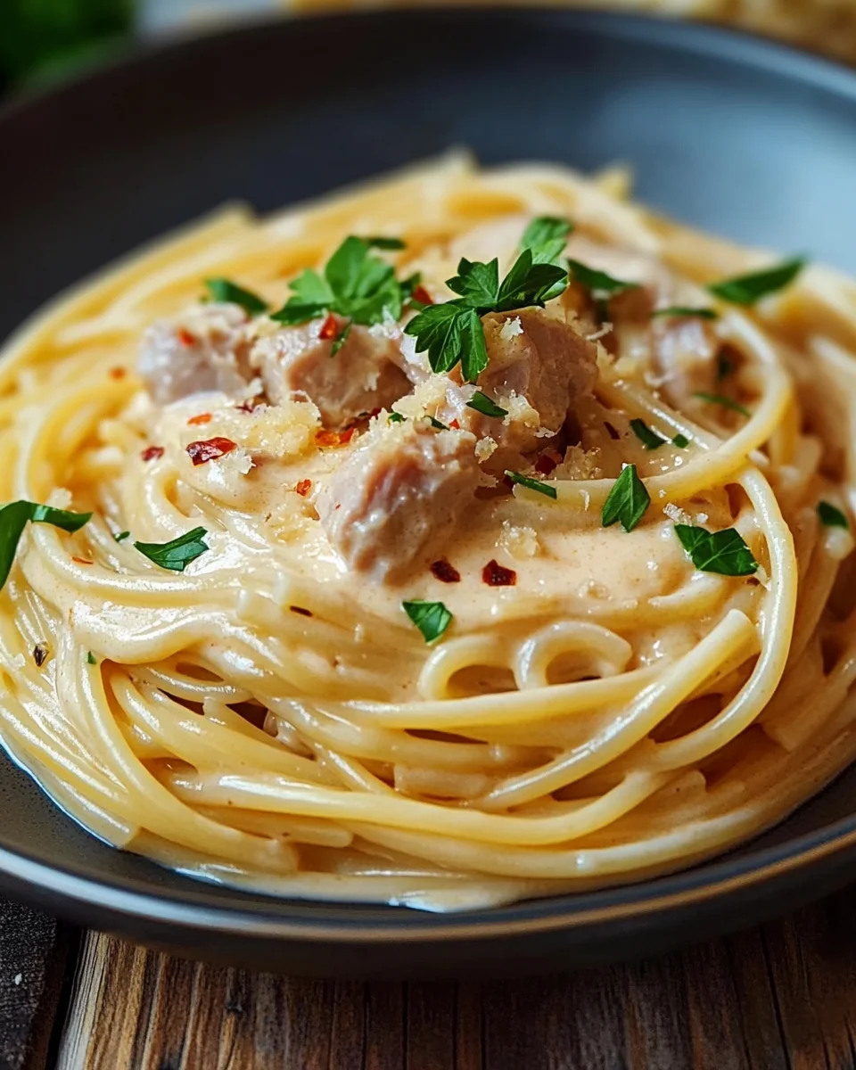 Thunfisch-Sahne-So&szlig;e