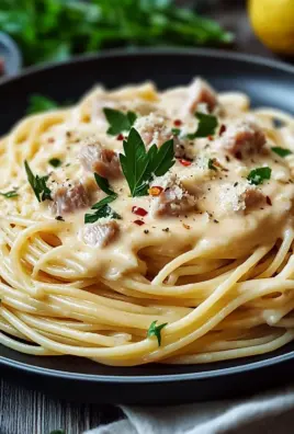 Thunfisch-Sahne-Soße mit Spaghetti 22 Thunfisch-Sahne-Soße mit Spaghetti