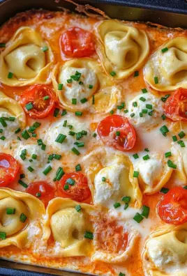 Tortellini-Auflauf mit Tomaten & Mozzarella