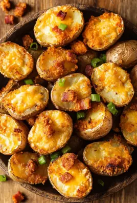 Überbackene Kartoffeln aus der Heißluftfritteuse