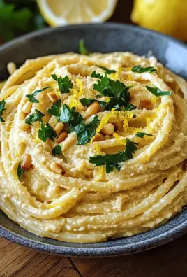 Zitronige Hummus-Pasta