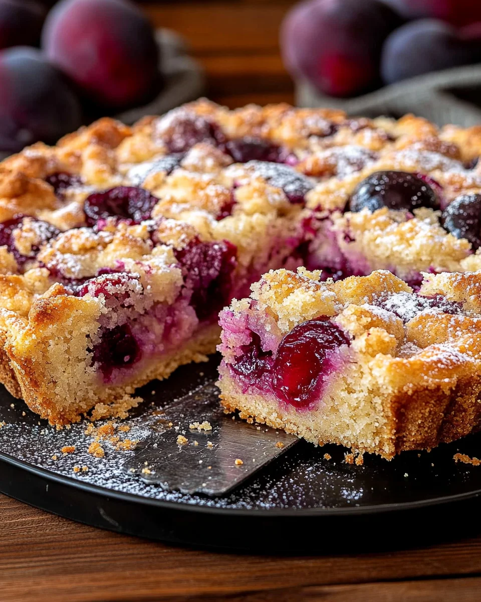 Zwetschgenkuchen mit Streusel 20 Zwetschgenkuchen