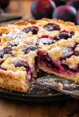 Zwetschgenkuchen mit Streusel