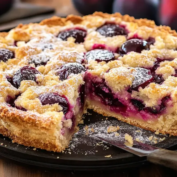 Zwetschgenkuchen mit Streusel