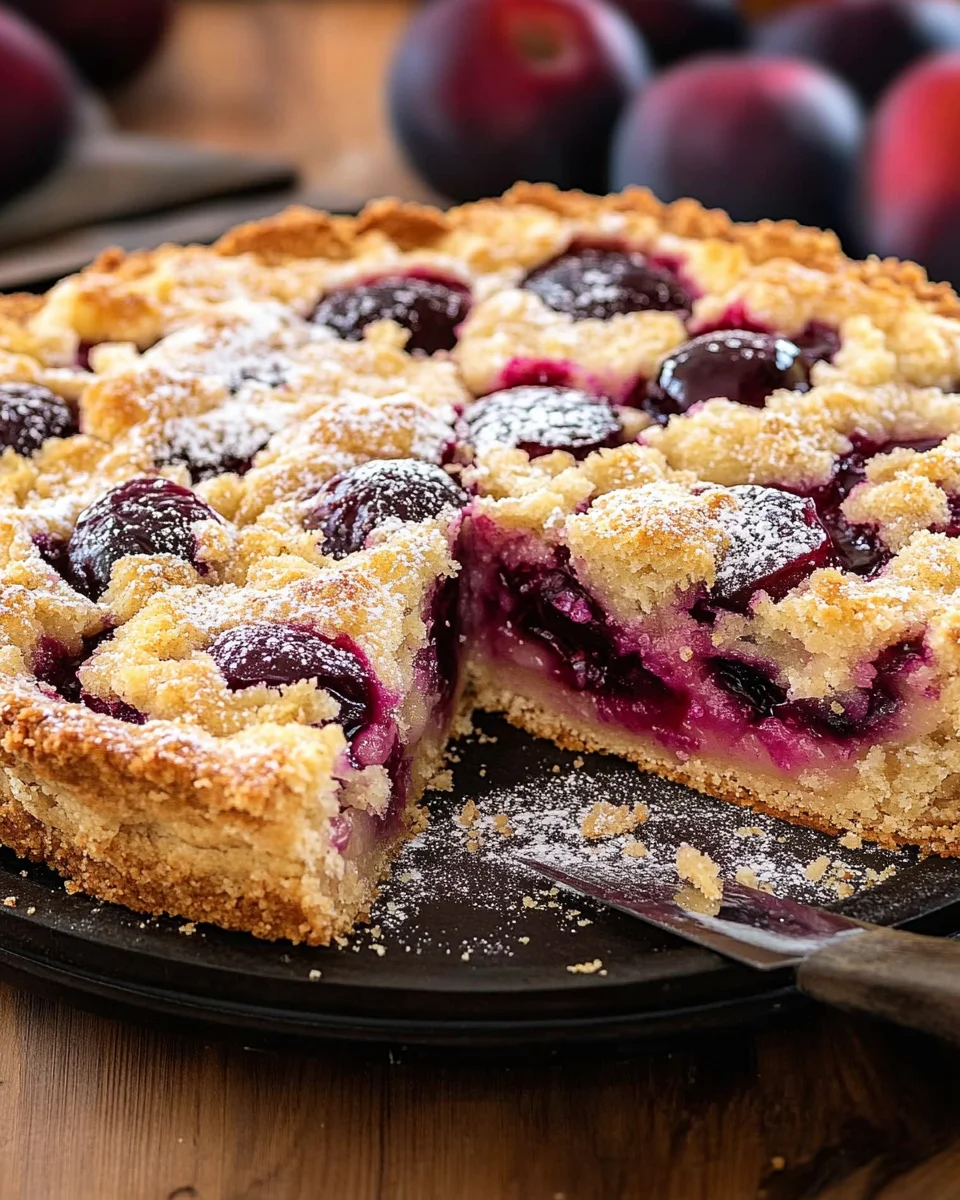 Zwetschgenkuchen mit Streusel 22 Zwetschgenkuchen mit Streusel