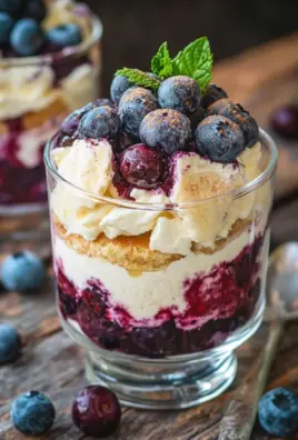 Blaubeer Tiramisu im Glas ohne Ei & Alkohol 21 Blaubeer Tiramisu im Glas ohne Ei & Alkohol