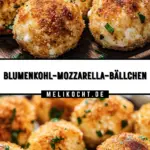Blumenkohl-Mozzarella-Bällchen 15 Pinterest Hidden Image