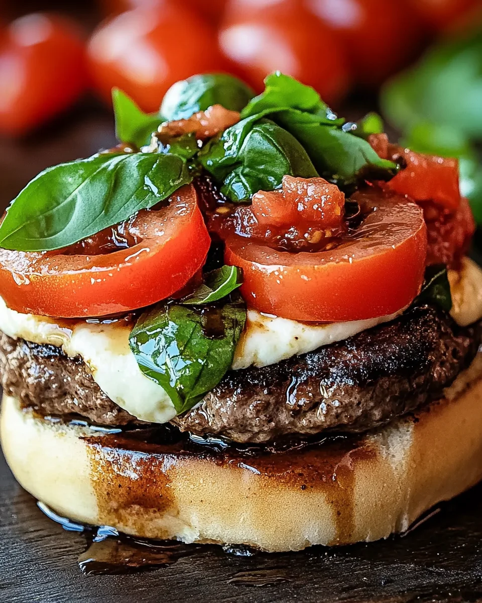 Bruschetta-Burger